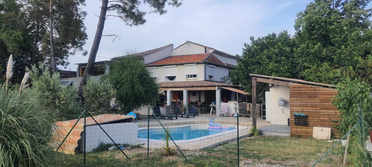 فندق Chez Franck Saint-Martin-de-Valgalgues المظهر الخارجي الصورة